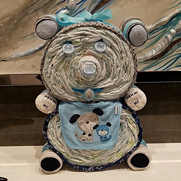 Baby diaper cake
